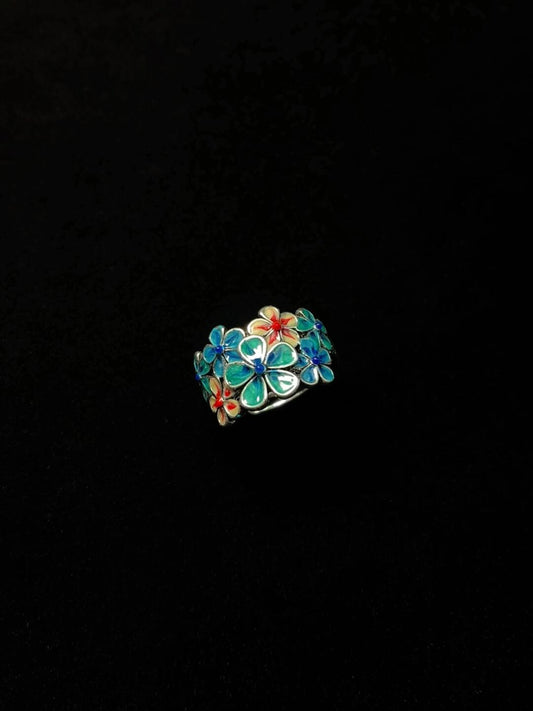 enamel flowers