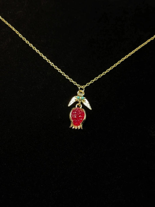 red pomegranate zircon